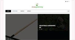 Desktop Screenshot of knowgardening.com