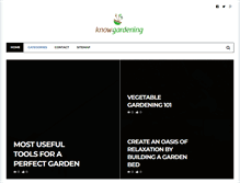 Tablet Screenshot of knowgardening.com